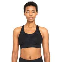 Nike CZ4439-011 W NK SWSH DFADV BRA Sports bra Women’s blackblackblackdk smoke grey Size S