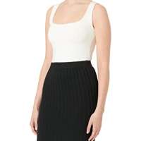 PIECES Women’s Pccava Rib Hw Knit Skirt Noos Bc