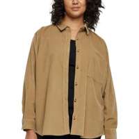 Urban Classics Women’s Ladies Corduroy Oversized Shirt