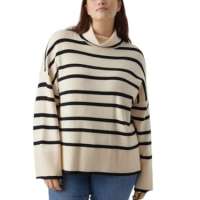 Bestseller AS Women’s VMSABA LS Rollneck Blouse GA NOOS CUR Knit Sweater