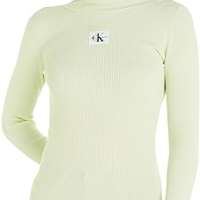 Calvin Klein Jeans Women Pullover Badge Turtleneck