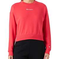 Champion Women’s Legacy American Classics Powerblend Terry Small Logo Crop Boxy Crewneck Sweatshirt