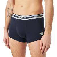 Emporio Armani Men’s Stretch Cotton Shiny Logoband Trunk