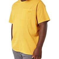 Levi’s Men’s Ss Pocket Tee Relaxed Fit T-Shirt Pocket Nugget Gold Gold S –