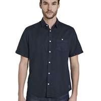 TOM TAILOR Men’s Fine Short-Sleeved Shirt 1019632