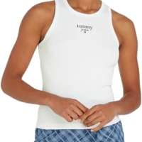 Tommy Jeans Women’s Slim Logo Round Neck Tank Top