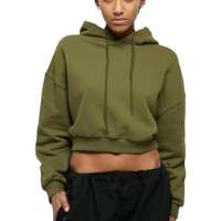 Urban Classics Women’s Ladies Cropped Heavy Hoody Hooded Sweatshirt