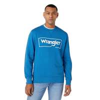 Wrangler Men’s Frame logo crew Sweater