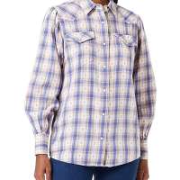 Wrangler Women’s Balloon Sleeve Shirt