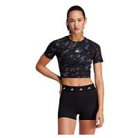 adidas Women’s Techfit Camo Print Crop Training Tee