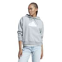 ADIDAS IC0545 W FI BOS HOODIE Sweatshirt Women’s medium grey heather Size L