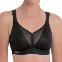 Anita Women’s Non-Wired Padded Sports Bra 5544 Anthracite 30 AA