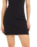 Calvin Klein Jeans Women Milano Utility Dress Fit  Flare Dresses Black