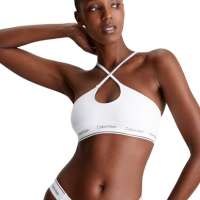 Calvin Klein Women Bikini Top Halter Bralette Wireless