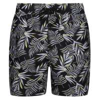 DKNY Men’s Swim Trunks BlackYellow Print