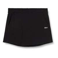 DKNY Women’s Metallic Logo Mini Skirt with Pockets Casual Shorts