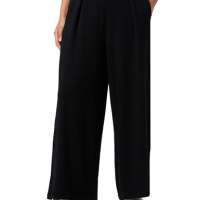 Emporio Armani Women’s Emporio Armani Women’s Loose Fit Viscose Fleece Trousers Sweatpants