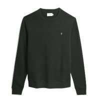 Farah Mens Crew Sweatshirt Evergreen XS