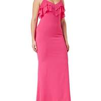 Gina Bacconi Women’s Maxi Dress with Frills Cocktail