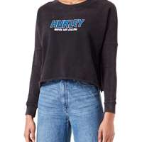 Hurley Womens Oceancare Tour Fleece Crew Black