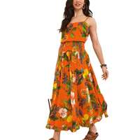 Joe Browns Bright Fruit Print Floral Tiered Co Ord Maxi Skirt