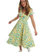 Joe Browns Women’s Happy Days Sunflower Dress Casual Night