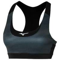 Mizuno Women’s Alpha Graphic Bra – Black – Size XL