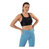 Nike CZ4451-010 Alpha ULTRABREATHE Bra Sports Bra Womens BlackBlackdk Smoke Grey M