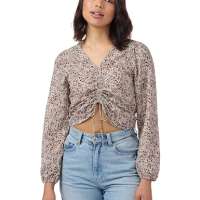 ONLY Women’s Onlheidi LS Ruching Top WVN Noos