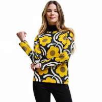 Regatta Womens Orla Kiely Long Sleeve Winter T-Shirt – Apple Blossom Yellow – 12