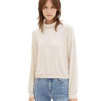 TOM TAILOR Denim Women’s Sweatshirt with Stand-up Collar