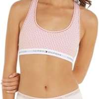 Tommy Hilfiger Women’s Bralette Print Mini Geo Coral Clay S