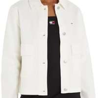 Tommy Jeans Women Shirt Jacket Cotton