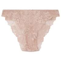 Women’secret Women’s Pink Microfiber Lace Classic Brief Lingerie