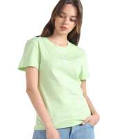 Calvin Klein Jeans Women’s MONOLOGO Slim TEE J20J222564 SS Knit Tops