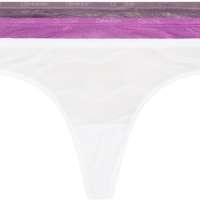 Calvin Klein Women Pack of 3 Thong with Lace