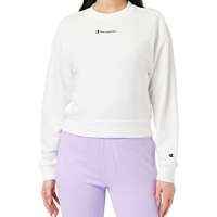 Champion Women’s Legacy American Classics Powerblend Terry Small Logo Crop Boxy Crewneck Sweatshirt