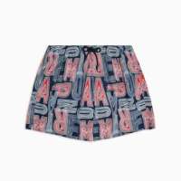 Emporio Armani Men’s Macro Logo Swim Boxer Trunks