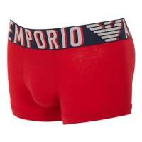 Emporio Armani Men’s Stretch Cotton Megalogo Trunk