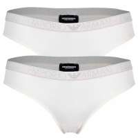 Emporio Armani Women’s 2-Pack Essential Studs Logo Brief