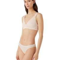 Emporio Armani Women’s Emporio Armani Women’s Bralette All Over Logo Mesh Bra