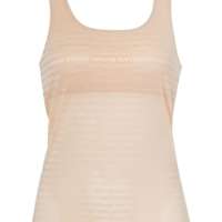 Emporio Armani Women’s Emporio Armani Women’s Tank All Over Logo Mesh T Shirt