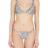 Emporio Armani Women’s Lurex Textured Yarn Triangle and Brief Bikini Set