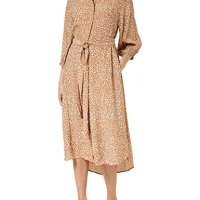 French Connection Women’s Cadie Delph Drape Shirt Dress Casual