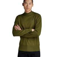 G-STAR RAW Men’s Premium Core Mock Knitted Sweater