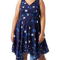 Gina Bacconi Women’s Crepe Hankerchief Dress Cocktail