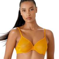 Gossard Glossies Sheer Bra Mango Sorbet 30C