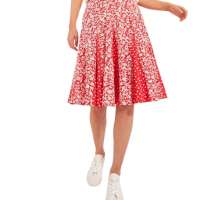 Joe Browns Women’s Floral Godet Jersey Knee Length Skater Skirt