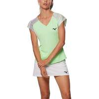 Mizuno Women’s Release Printed Tee – Green – Size XS