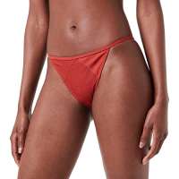 PUMA Women’s Ribbed Tanga Bikini Bottoms